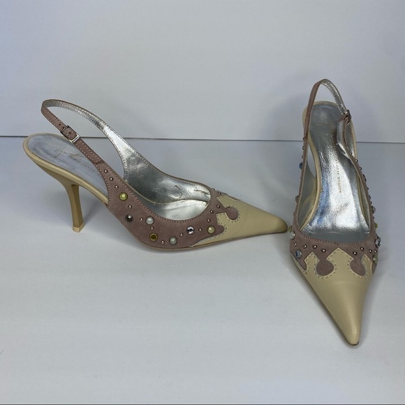 Giuseppe Zanotti Shoes - 𝅺giuseppe Zanotti Suede Heels Never Worn